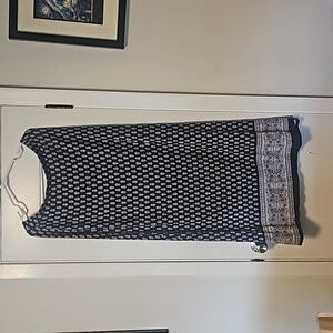 2/ $10 long boho maxi skirt